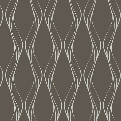 DB11410 Muse Peppercorn Silver Wallpaper