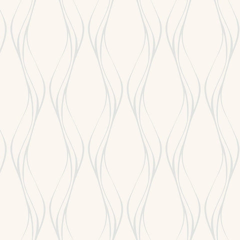 DB11420 Muse Silver Wallpaper