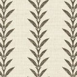 DB43006 Huanzhu Leaf Stripe Chocolate Wallpaper