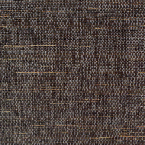  DB46324 Meilin Grasscloth - Chocolate Wallpaper 