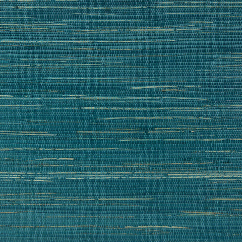 DB46329 Meilin Grasscloth Lagoon Wallpaper