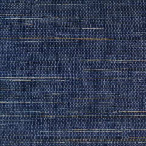 DB46335 Meilin Grasscloth Classic Navy Wallpaper