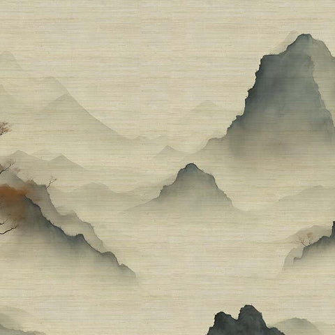 DB73703 Voyage Japan Mountain Mist Mural