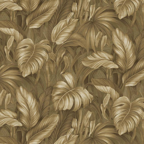 DB73705 Voyage Japan Leaf Umber Mural 