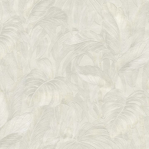 DB73716 Voyage Monstera Pearl Wallpaper