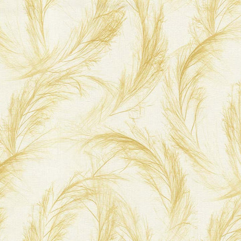 DB73754 Voyage Feather Cream Wallpaper 