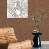 DC30031 Staggered Stripe Orange Wallpaper