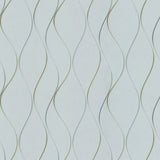 DD3701 Wavy Stripe Light Blue Wallpaper