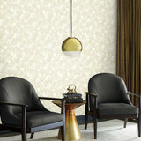 DD3741 Ginkgo Toss Wallpaper Gold York Wallpaper