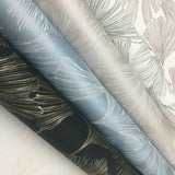 DD3743 Ginkgo Toss Wallpaper Blue York Wallpaper