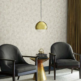 DD3746 Ginkgo Toss Wallpaper Silver York Wallpaper