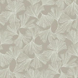 DD3746 Ginkgo Toss Wallpaper Silver York Wallpaper