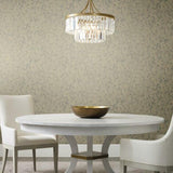DD3815 Luminous Branches Taupe Silver Wallpaper
