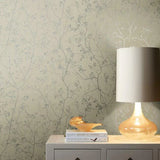 DD3815 Luminous Branches Taupe Silver Wallpaper