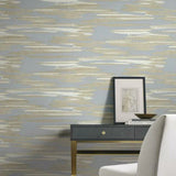 DD3822 Nimbus Blue Neutral Wallpaper 