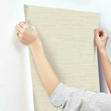 DD3831 Ribbon Bamboo Cream Gold Wallpaper