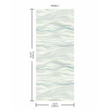 DD3841M Currents Blue Mural Wall Mural