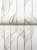 DF3301 Elemental Thread White Gold Wallpaper