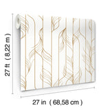 DF3301 Elemental Thread White Gold Wallpaper