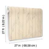 DF3303 Elemental Thread Neutral Pearl Silver Wallpaper