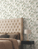 DF3311 Garden Jewels White Wallpaper