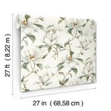 DF3311 Garden Jewels White Wallpaper