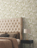DF3312 Garden Jewels Linen Wallpaper