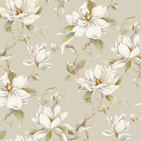 DF3312 Garden Jewels Linen Wallpaper