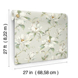 DF3314 Garden Jewels Warm Grey Wallpaper
