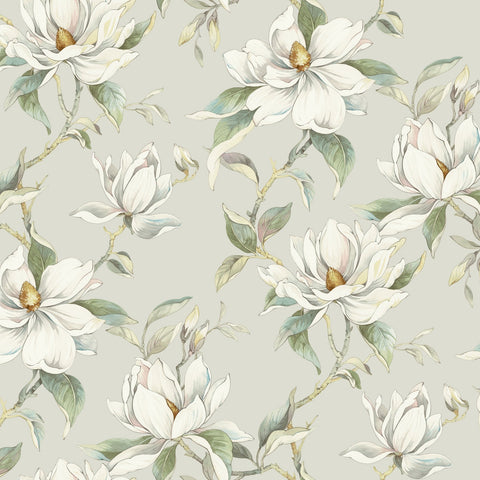 DF3314 Garden Jewels Warm Grey Wallpaper