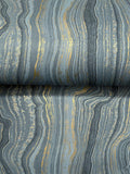 DF3321 Mineral Shimmer Denim Gold Wallpaper