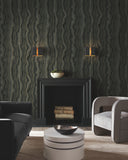 DF3326 Mineral Shimmer Black Gold Wallpaper