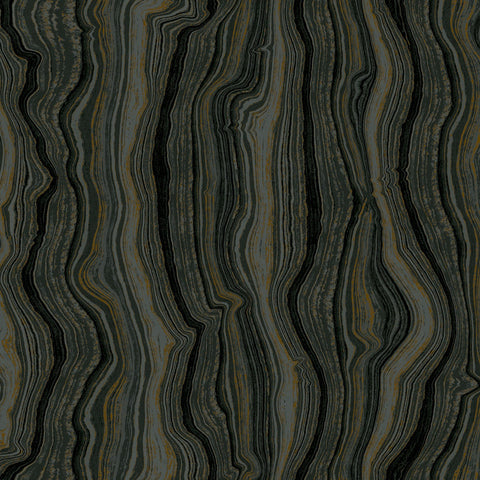 DF3326 Mineral Shimmer Black Gold Wallpaper