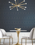 DF3329 Terrace Navy Wallpaper