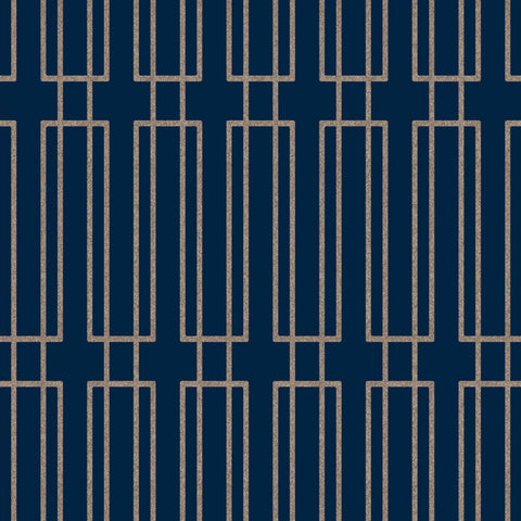 DF3329 Terrace Navy Wallpaper