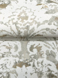 DF3333 Velvet Crush Damask Soft Neutral Pearl Wallpaper