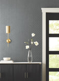 DF3338 Uptown Glam Charcoal Wallpaper