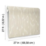 DF3364 Flowing Taupe Wallpaper 