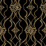 DF3371 Pirouette Black Gold Wallpaper