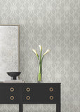 DF3374 Pirouette Grey Wallpaper 