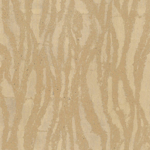 DF3391 Zebra Chic Antique Gold Wallpaper