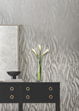 DF3392 Zebra Chic Silver Wallpaper 