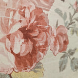 DK70701 Floral disstessed pattern beige cream red peony roses flowers wallpaper

