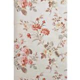 DK70701 Floral disstessed pattern beige cream red peony roses flowers wallpaper
