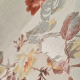DK70701 Floral disstessed pattern beige cream red peony roses flowers wallpaper
