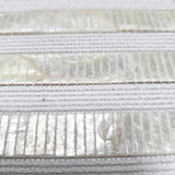 DL2920 Natural iridescent nacre shell pearl off white Stone Wallpaper Textured lines 3D