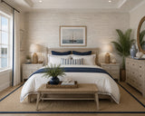 DL2920 Natural iridescent nacre shell pearl off white Stone Wallpaper Textured lines 3D