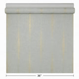 DL2933 Light green mint gold diamond lines natural Sisal Grasscloth textured Wallpaper