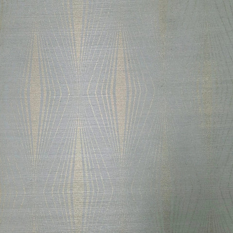 DL2933 Light green mint gold diamond lines natural Sisal Grasscloth textured Wallpaper