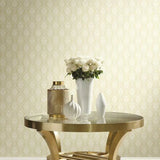 DM5029 Petite Ogee Yellow Wallpaper 